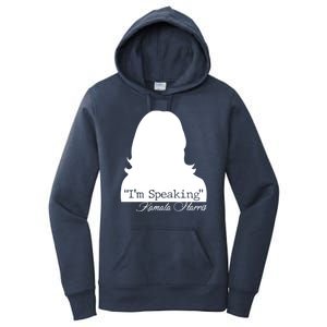 I'm Speaking Kamala Harris Silhouette  Women's Pullover Hoodie