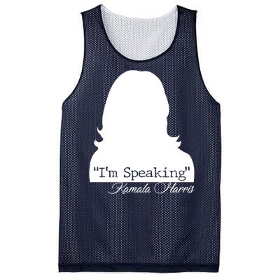 I'm Speaking Kamala Harris Silhouette  Mesh Reversible Basketball Jersey Tank