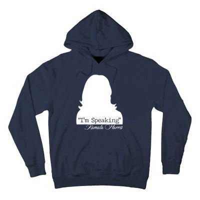 I'm Speaking Kamala Harris Silhouette  Tall Hoodie