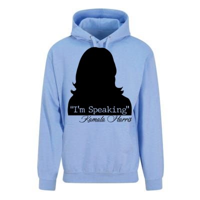 I'm Speaking Kamala Harris Silhouette  Unisex Surf Hoodie