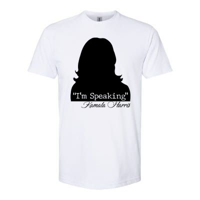 I'm Speaking Kamala Harris Silhouette  Softstyle CVC T-Shirt