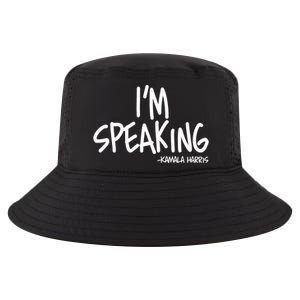 I'm Speaking Kamala Harris Vice President Debate Quote Cool Comfort Performance Bucket Hat