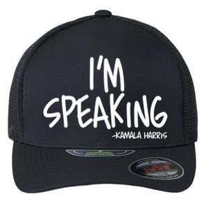 I'm Speaking Kamala Harris Vice President Debate Quote Flexfit Unipanel Trucker Cap