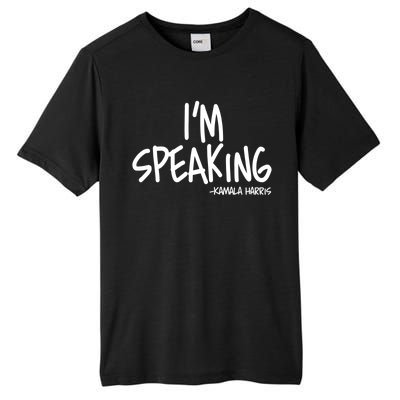 I'm Speaking Kamala Harris Vice President Debate Quote Tall Fusion ChromaSoft Performance T-Shirt