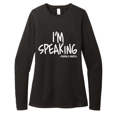 I'm Speaking Kamala Harris Vice President Debate Quote Womens CVC Long Sleeve Shirt