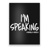 I'm Speaking Kamala Harris Vice President Debate Quote Poster