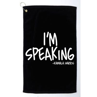 I'm Speaking Kamala Harris Vice President Debate Quote Golf Towel