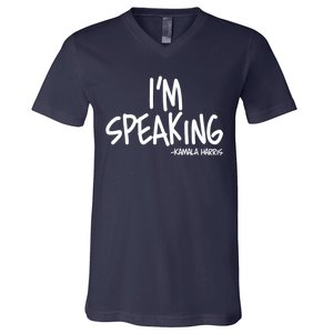 I'm Speaking Kamala Harris Vice President Debate Quote V-Neck T-Shirt