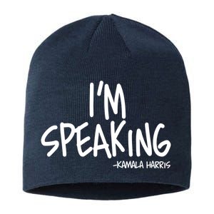 I'm Speaking Kamala Harris Vice President Debate Quote Sustainable Beanie