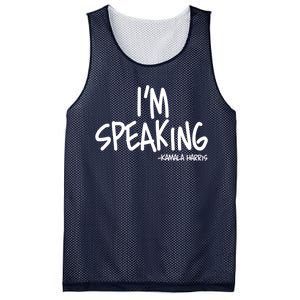 I'm Speaking Kamala Harris Vice President Debate Quote Mesh Reversible Basketball Jersey Tank