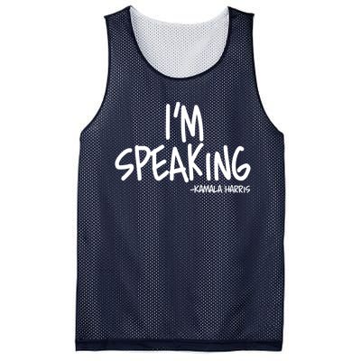 I'm Speaking Kamala Harris Vice President Debate Quote Mesh Reversible Basketball Jersey Tank