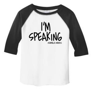 I'm Speaking Kamala Harris Vice President Debate Quote Toddler Fine Jersey T-Shirt