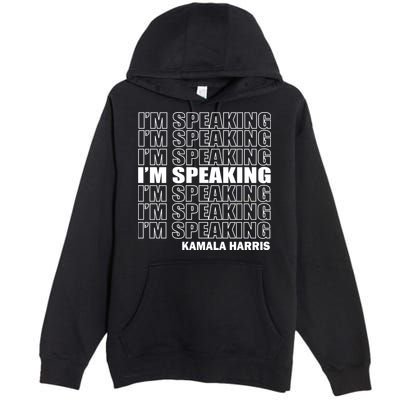 I'm Speaking Madam Vice President Premium Pullover Hoodie