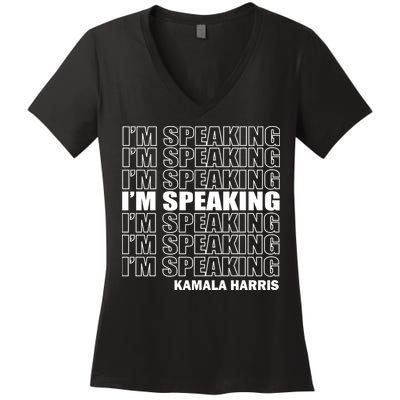 I'm Speaking Madam Vice President Women's V-Neck T-Shirt
