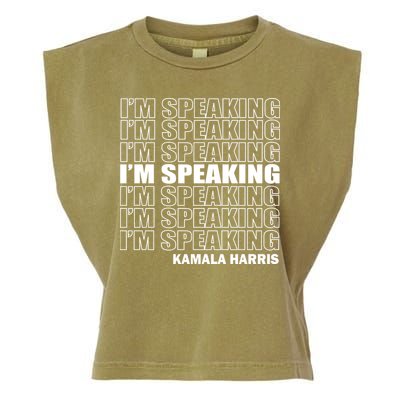 I'm Speaking Madam Vice President Garment-Dyed Women's Muscle Tee