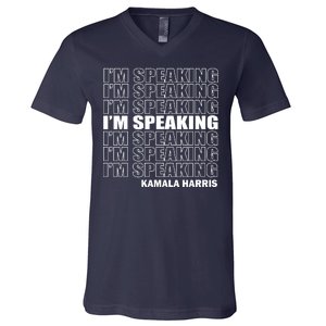 I'm Speaking Madam Vice President V-Neck T-Shirt