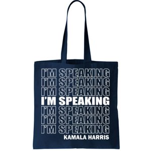 I'm Speaking Madam Vice President Tote Bag