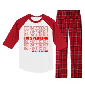 I'm Speaking Madam Vice President Raglan Sleeve Pajama Set