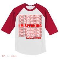 I'm Speaking Madam Vice President Kids Colorblock Raglan Jersey
