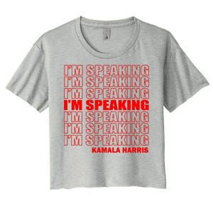 I'm Speaking Madam Vice President Women's Crop Top Tee