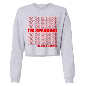 I'm Speaking Madam Vice President Cropped Pullover Crew