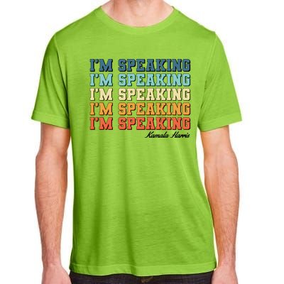 I'm Speaking pattern Kamala Harris Madam Vice President Adult ChromaSoft Performance T-Shirt