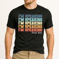 I'm Speaking pattern Kamala Harris Madam Vice President Cooling Performance Crew T-Shirt