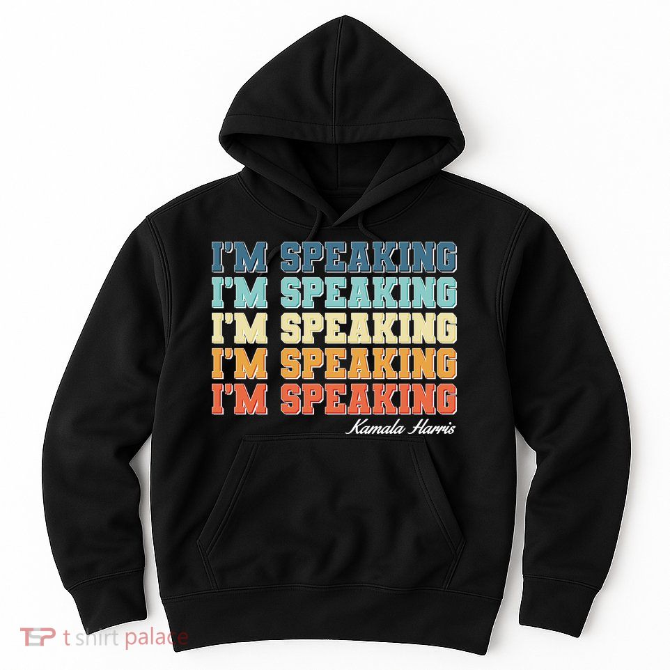 I'm Speaking pattern Kamala Harris Madam Vice President Hoodie