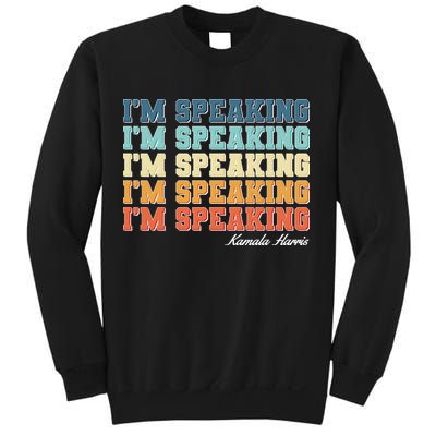 I'm Speaking pattern Kamala Harris Madam Vice President Sweatshirt