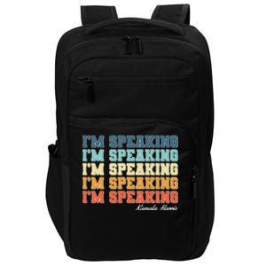 I'm Speaking pattern Kamala Harris Madam Vice President Impact Tech Backpack