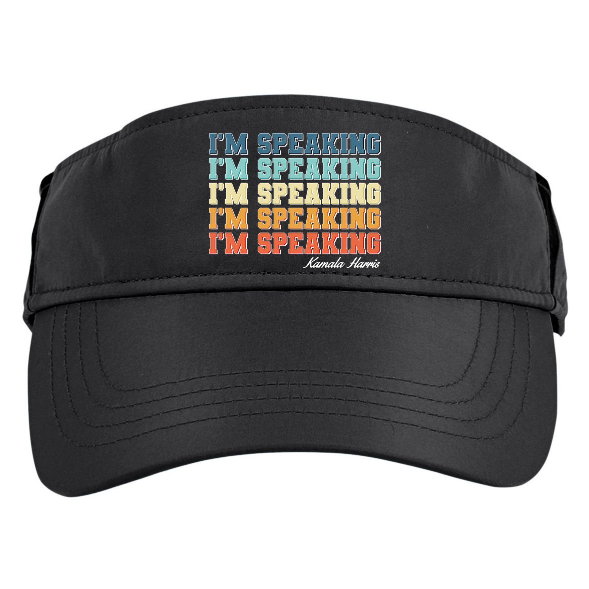 I'm Speaking pattern Kamala Harris Madam Vice President Adult Drive Performance Visor