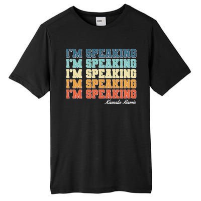 I'm Speaking pattern Kamala Harris Madam Vice President Tall Fusion ChromaSoft Performance T-Shirt