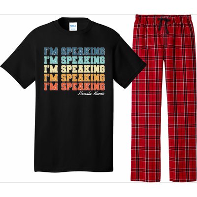 I'm Speaking pattern Kamala Harris Madam Vice President Pajama Set