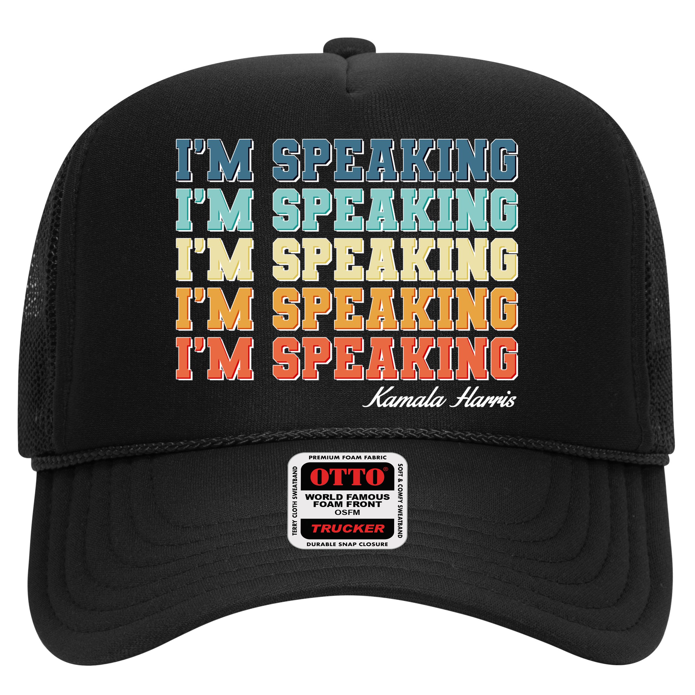 I'm Speaking pattern Kamala Harris Madam Vice President Hat