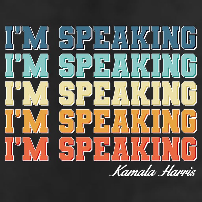 I'm Speaking pattern Kamala Harris Madam Vice President Golf Towel