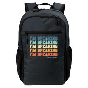 I'm Speaking pattern Kamala Harris Madam Vice President Daily Commute Backpack