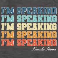 I'm Speaking pattern Kamala Harris Madam Vice President Vector Backpack