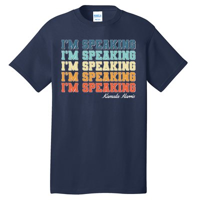 I'm Speaking pattern Kamala Harris Madam Vice President Tall T-Shirt