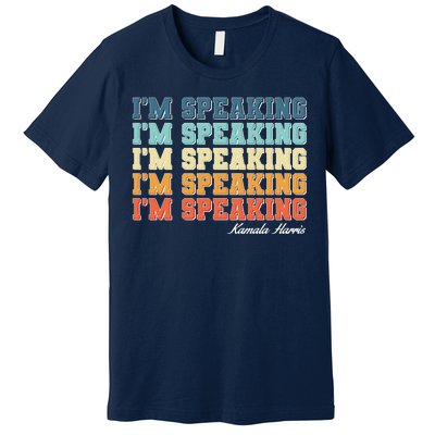 I'm Speaking pattern Kamala Harris Madam Vice President Premium T-Shirt