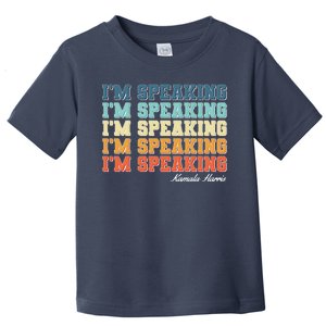 I'm Speaking pattern Kamala Harris Madam Vice President Toddler T-Shirt