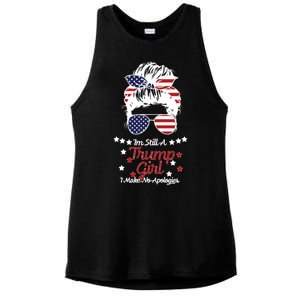 I'm Still A Trump Girl I Make No Apologies Trump 2024 Ladies PosiCharge Tri-Blend Wicking Tank