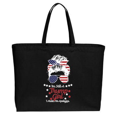 I'm Still A Trump Girl I Make No Apologies Trump 2024 Cotton Canvas Jumbo Tote