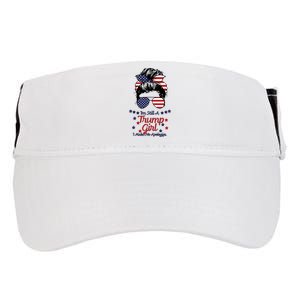 I'm Still A Trump Girl I Make No Apologies Trump 2024 Adult Drive Performance Visor