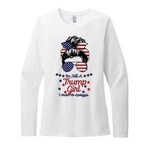 I'm Still A Trump Girl I Make No Apologies Trump 2024 Womens CVC Long Sleeve Shirt