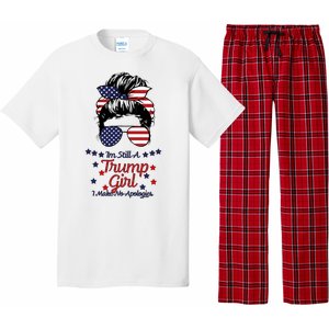 I'm Still A Trump Girl I Make No Apologies Trump 2024 Pajama Set