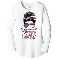 I'm Still A Trump Girl I Make No Apologies Trump 2024 Women's Perfect Tri Tunic Long Sleeve Shirt