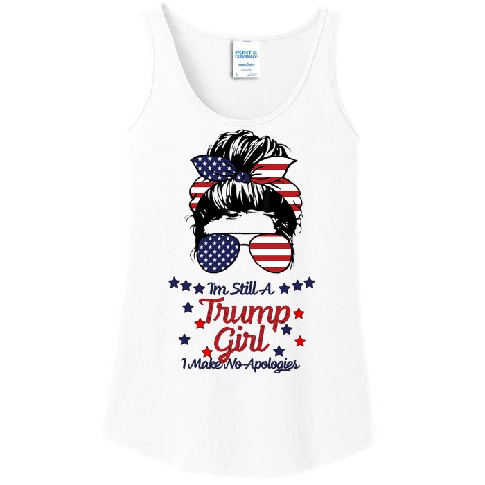 I'm Still A Trump Girl I Make No Apologies Trump 2024 Ladies Essential Tank