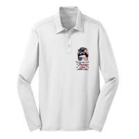 I'm Still A Trump Girl I Make No Apologies Trump 2024 Silk Touch Performance Long Sleeve Polo