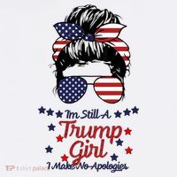 I'm Still A Trump Girl I Make No Apologies Trump 2024 Short Acrylic Beanie