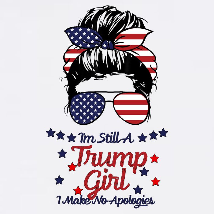 I'm Still A Trump Girl I Make No Apologies Trump 2024 Kids T-Shirt